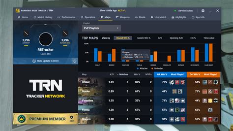 Rainbow Six Tracker 3.0 is now Available .